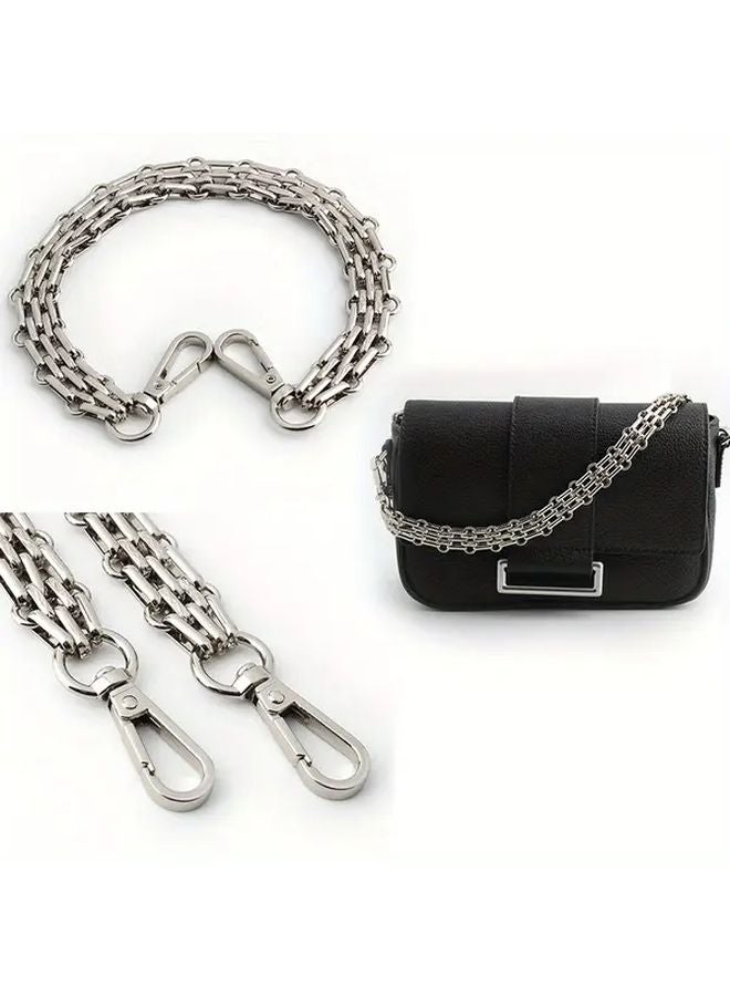 Light Golden Metal Wallet Chain 16mm Width 30 60 100 120cm Length For Bag Strap Replacement DIY Crossbody - Image 1